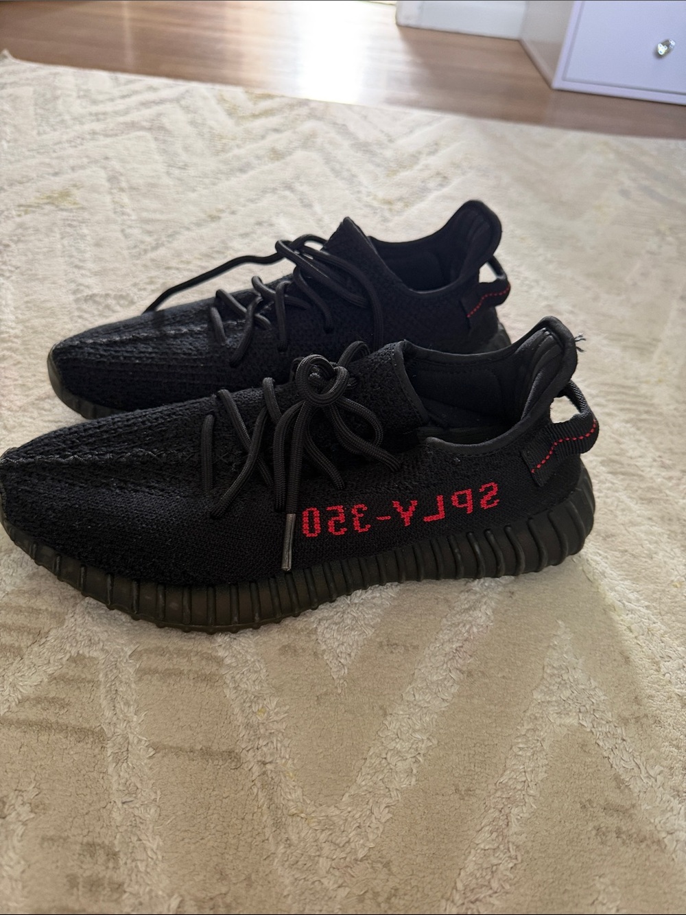 Yeezy Boost 350 V2 Black with Red Accent